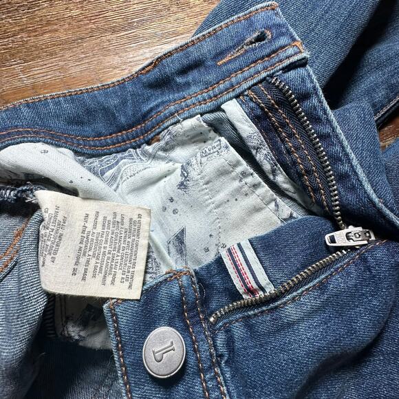 PILCRO HYPHEN JEANS WOMEN’S 27 BLUE MEDIUM WASH STRAIGHT LEG DENIM - Picture 7 of 9